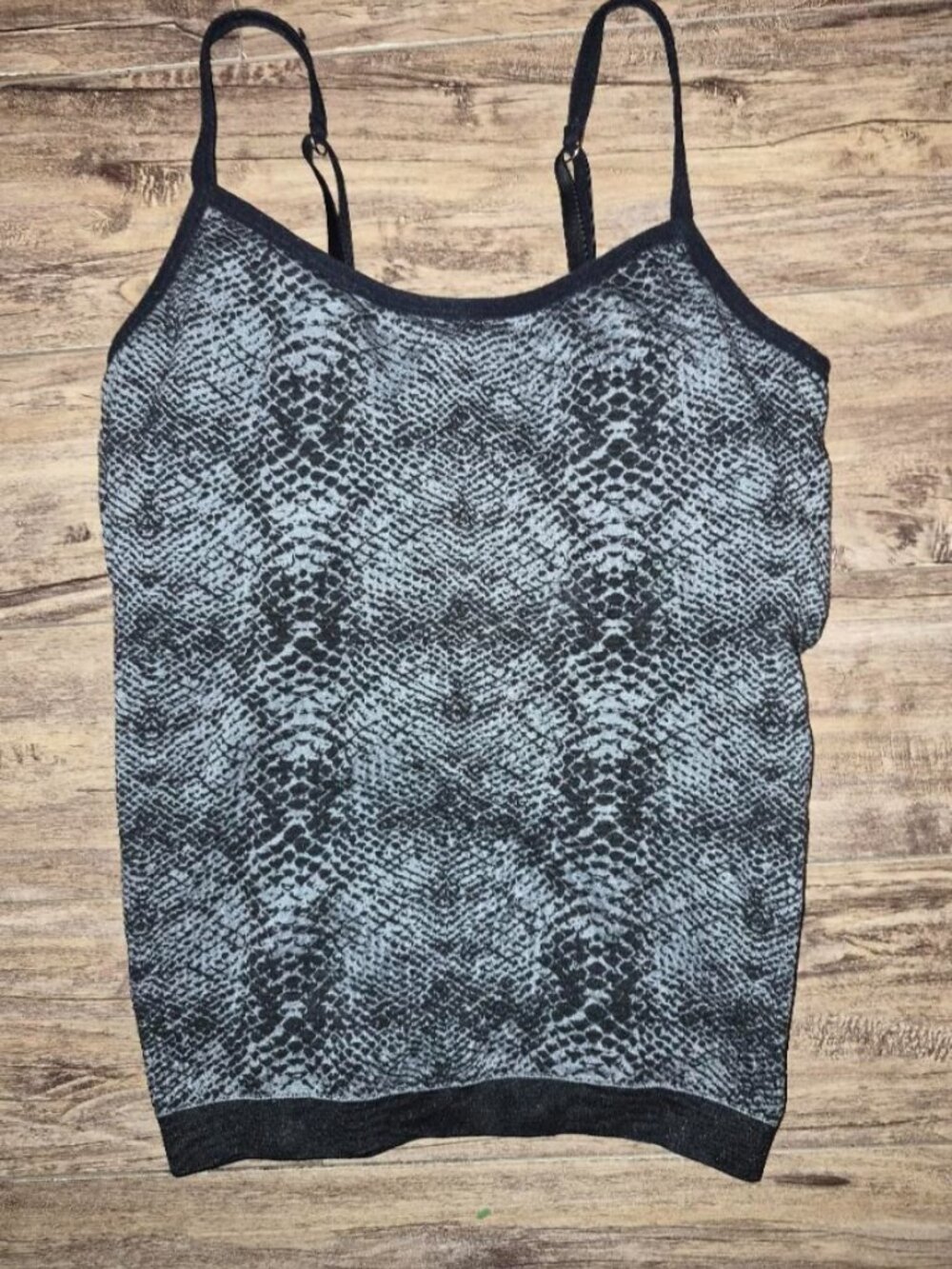 grey snake print cami